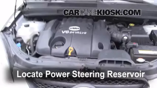 2007 Kia Rondo LX 2.7L V6 Líquido de dirección asistida Controlar nivel de líquido